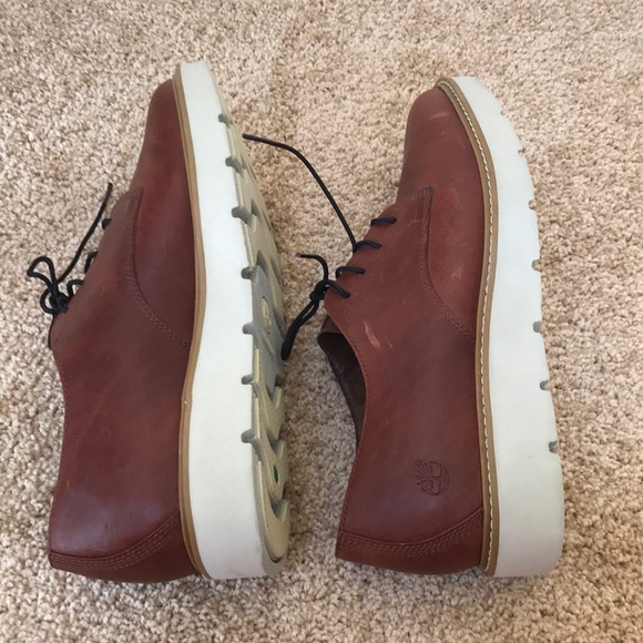 Timberland sensorflex SZ 10 brown lace up boots - Picture 6 of 9